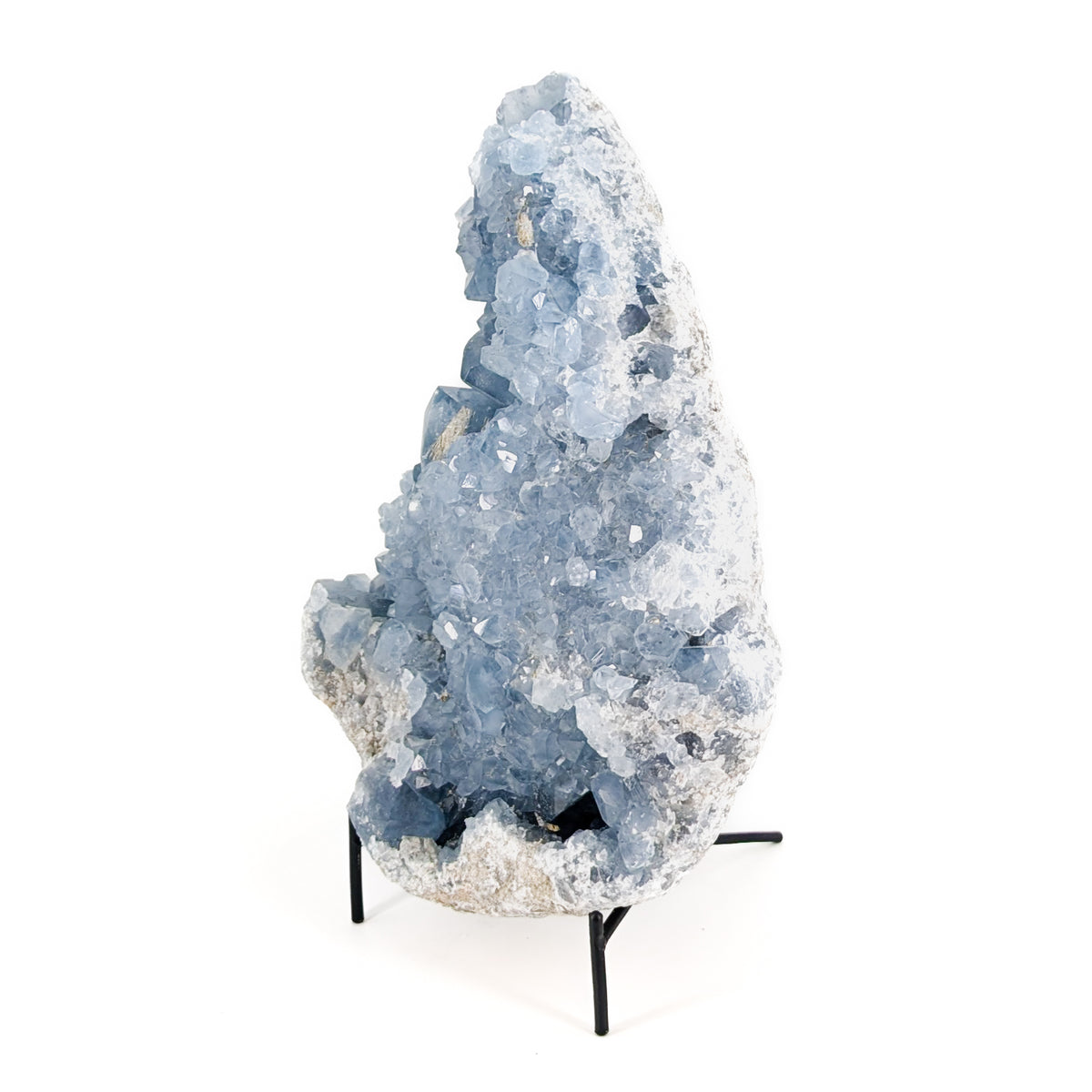 Blue Celestite specimen from Sakoany Deposit, Boeny Region, Madagascar.