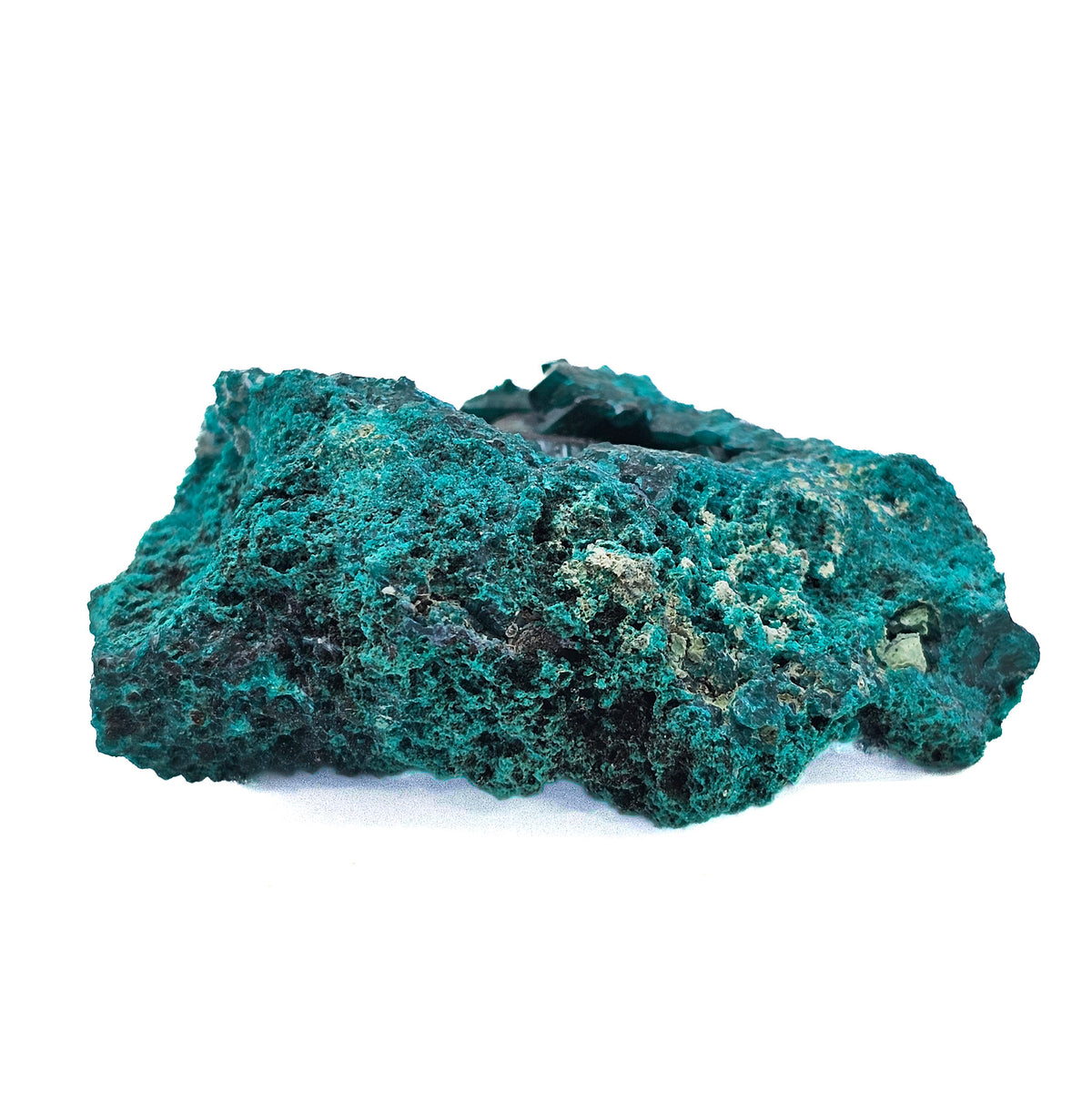 Dioptase mineral specimen.
