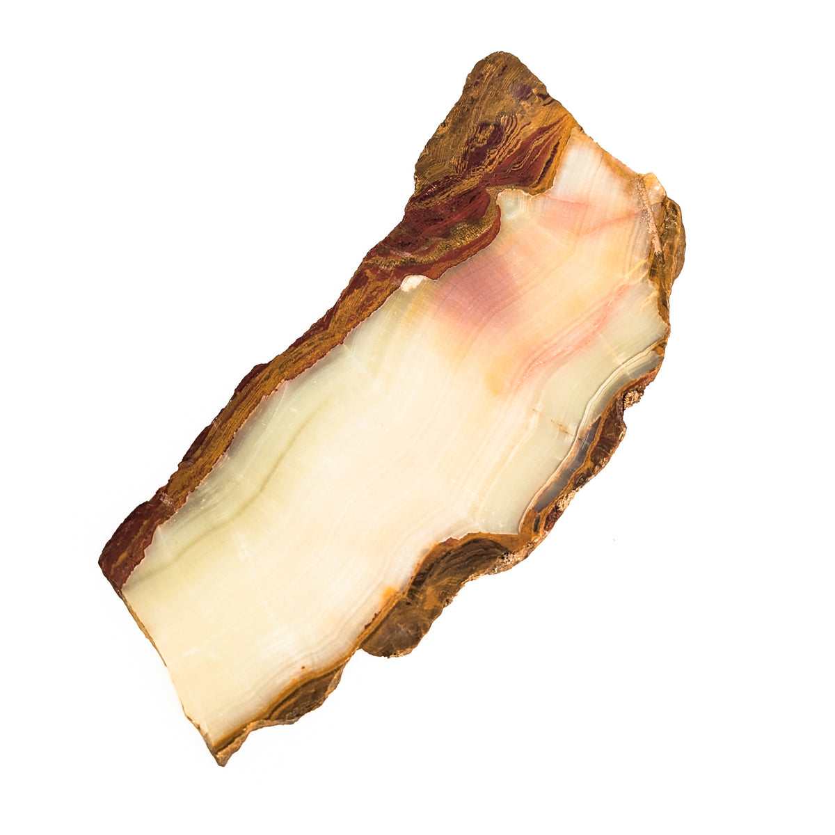 Lapidary slab – slab edge