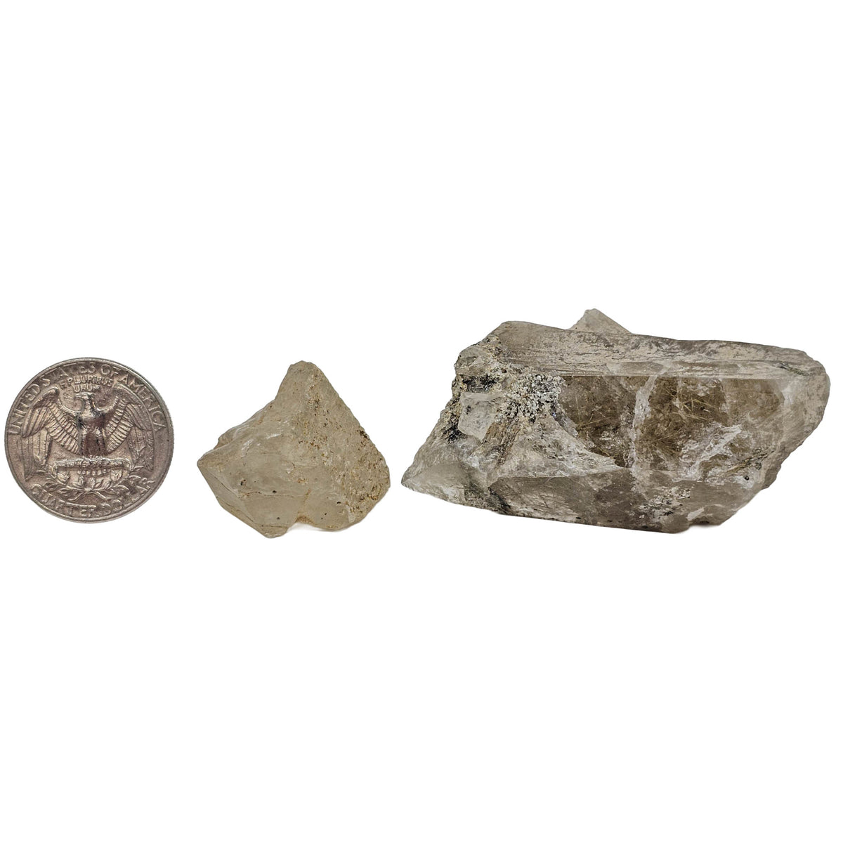 Actinolite Quartz - Rough - View 10