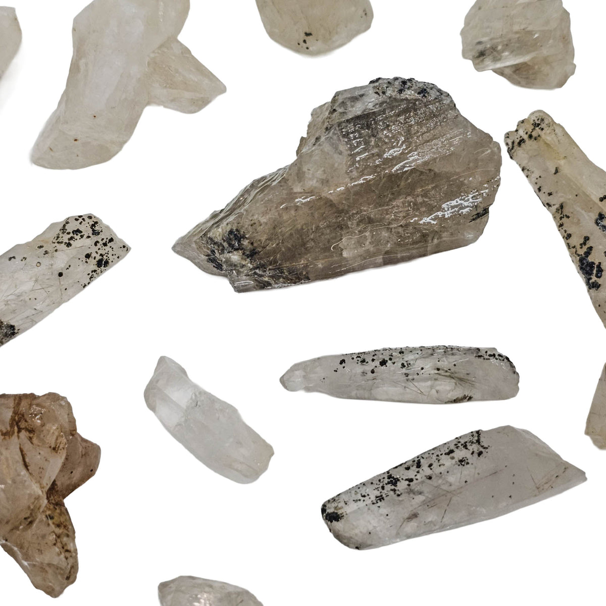 Actinolite Quartz - Rough - View 9