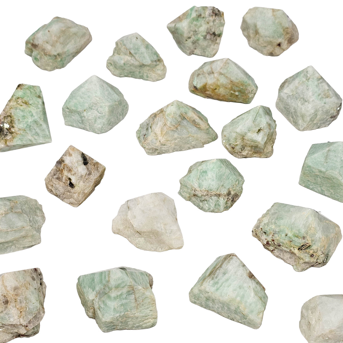 Amazonite power point from Brazil – scattered points