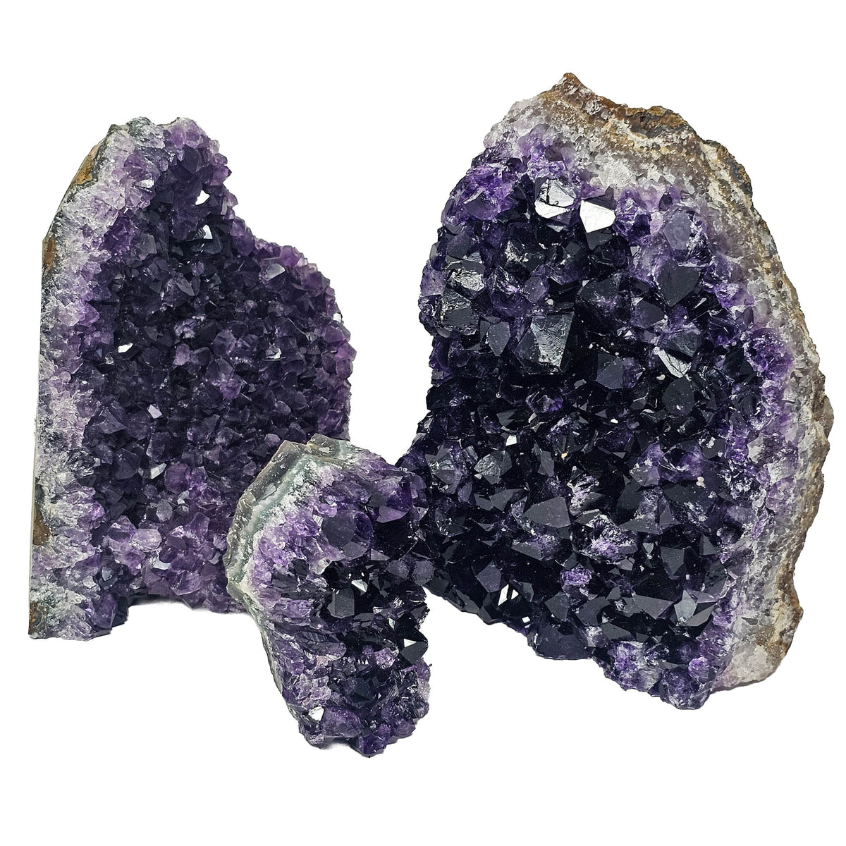 Amethyst - A+ Grade - Cut Base - Mineral Specimen - Brazil - Crown Chakra