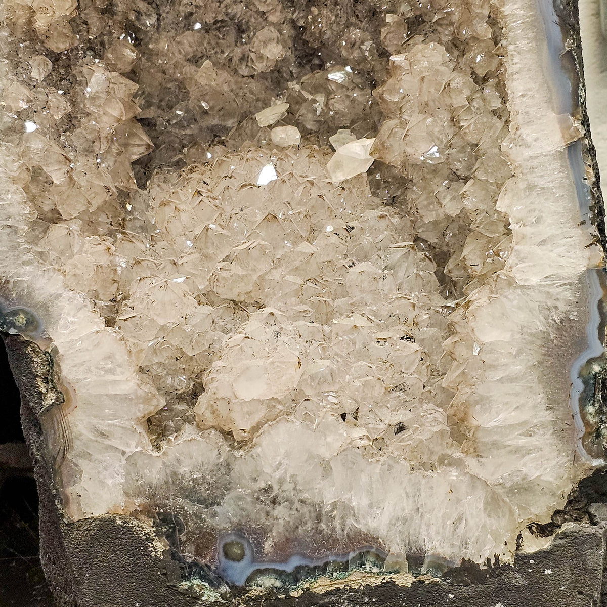 Amethyst cathedral geode statement specimen, a variety of quartz, from Rio Grande do Sul, Brazil.