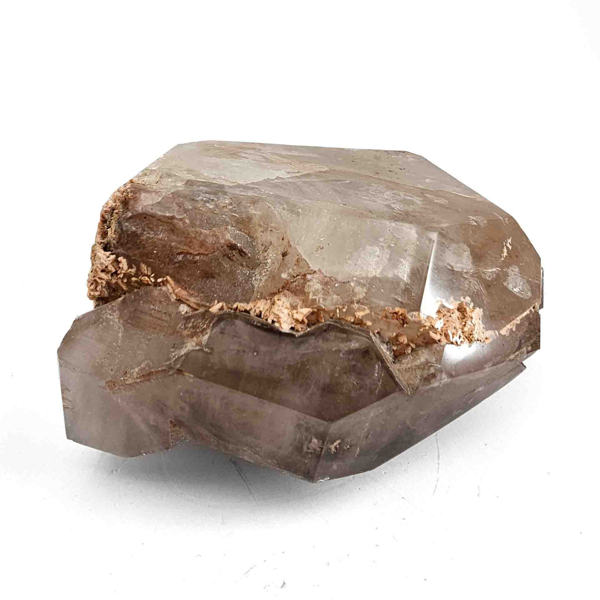 Amethyst Smoky Quartz - Polished Freeform