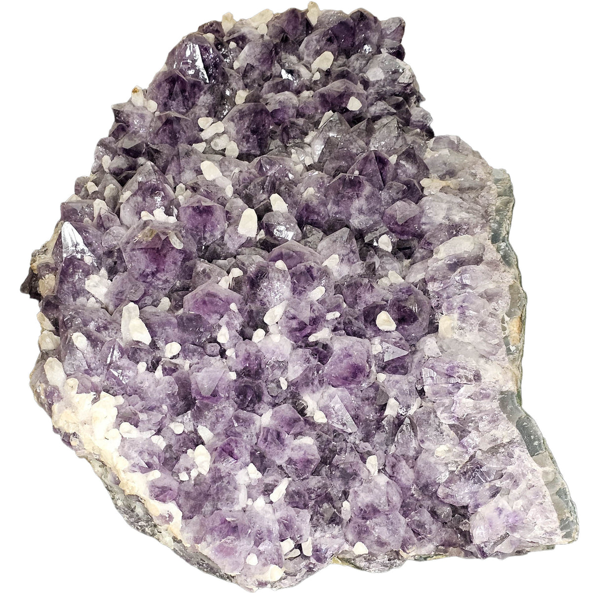 Amethyst with Calcite statement specimen from Rio Grande do Sul, Brazil.