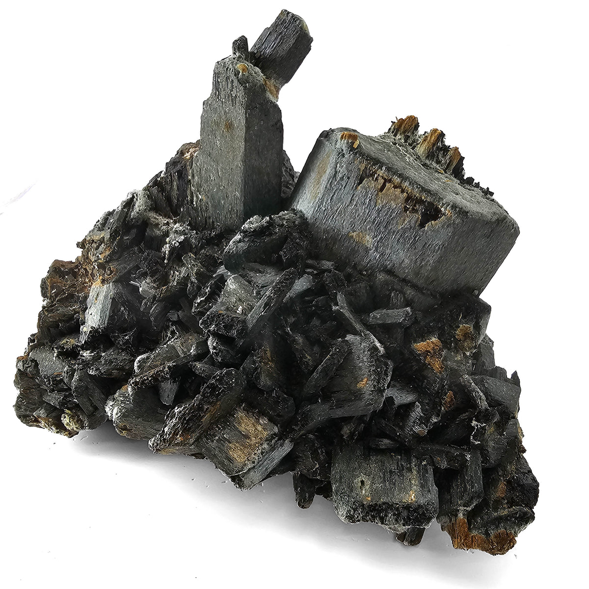 Black Amphibole - Mineral from Morocco, view 10 of 10