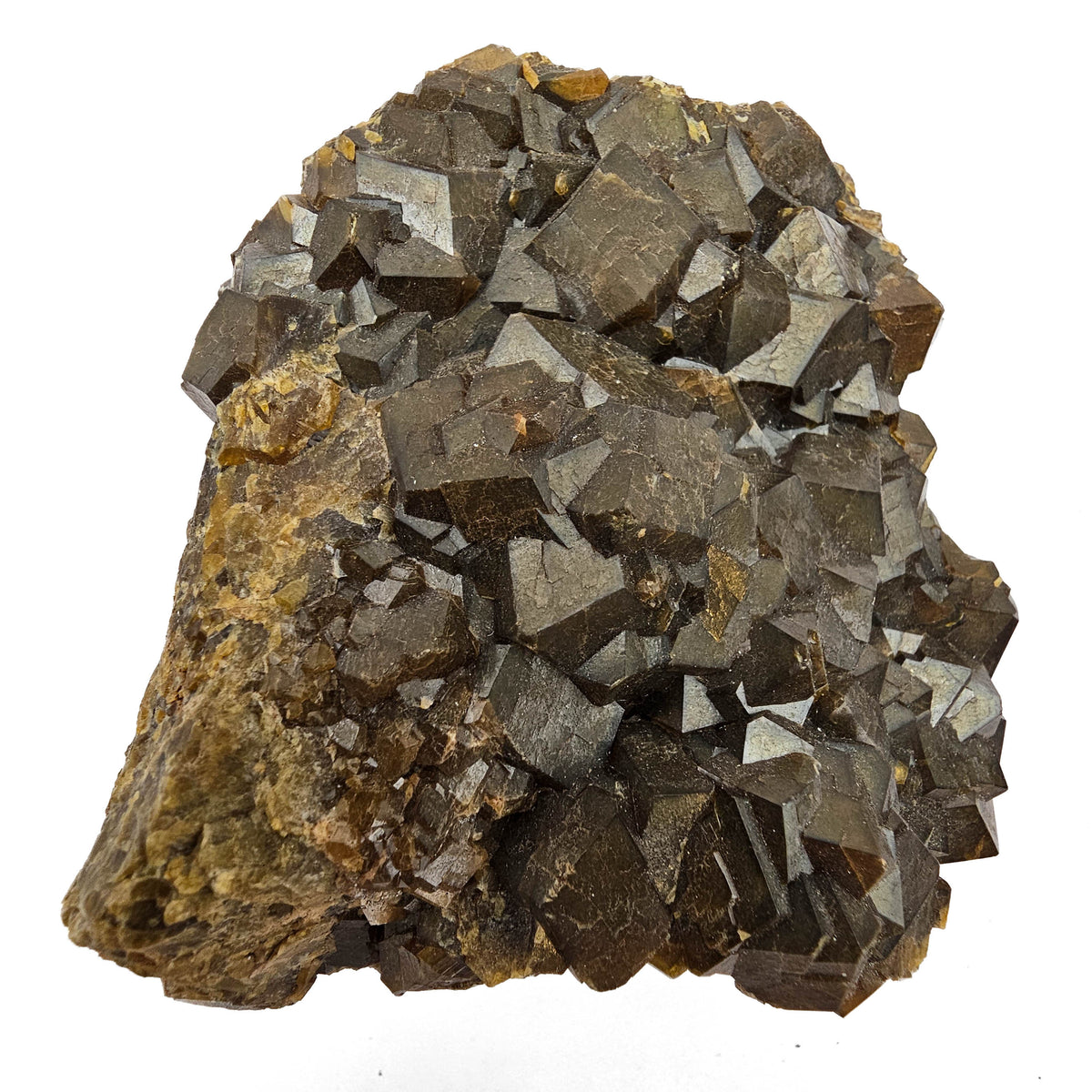 Andradite Garnet specimen, a garnet group mineral, from Stanley Butte, Arizona, USA.