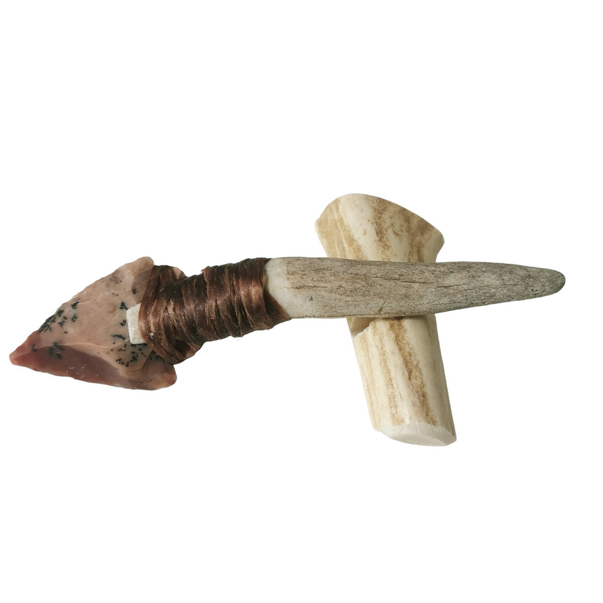 Antler knife stand – spear on stand, second view