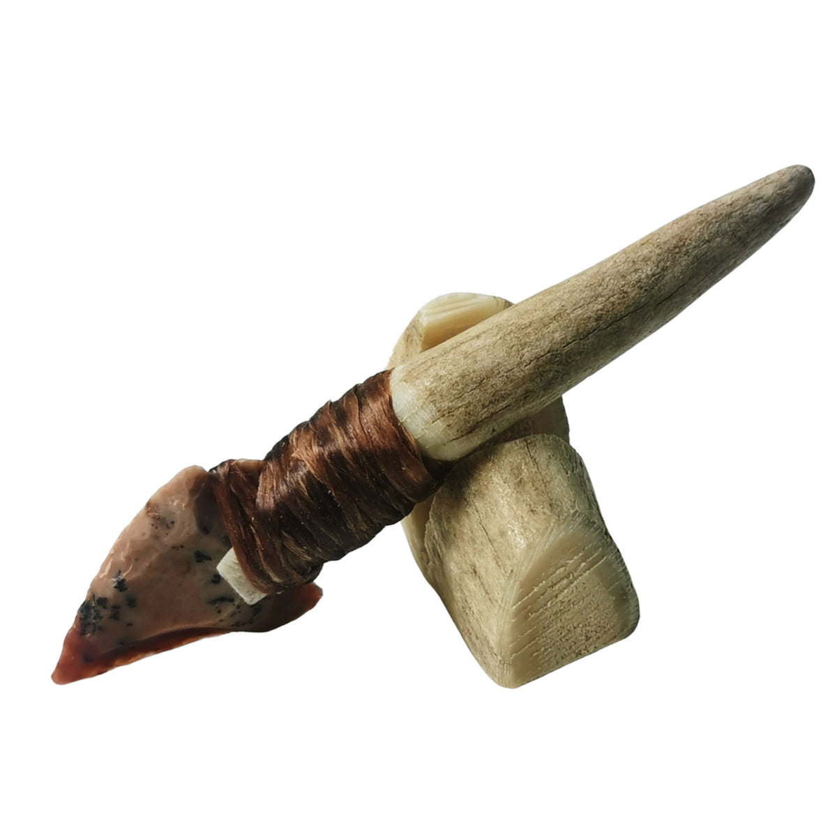Antler knife stand – blade on stand
