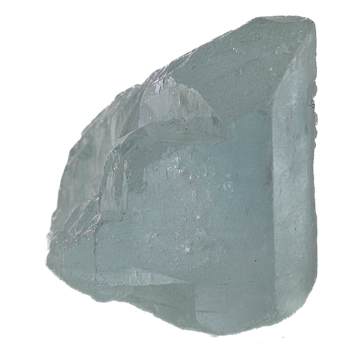 Aquamarine specimen, a variety of beryl, from Shigar Valley, Skardu District, Gilgit-Baltistan, Pakistan.