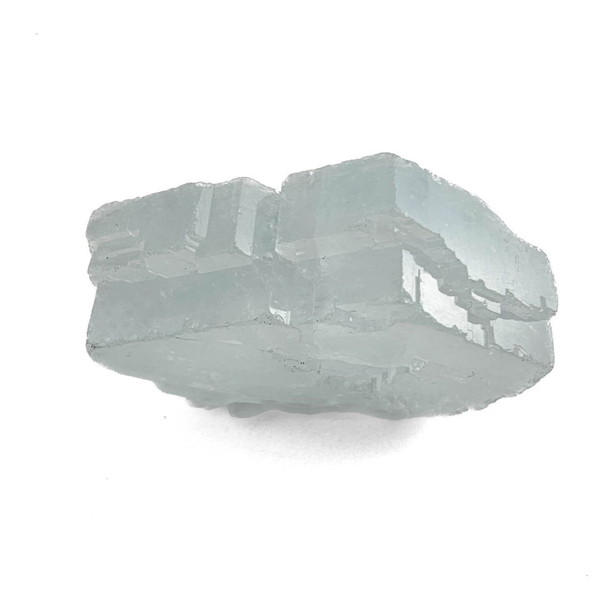 Aquamarine specimen, a variety of beryl, from Shigar Valley, Skardu District, Gilgit-Baltistan, Pakistan.