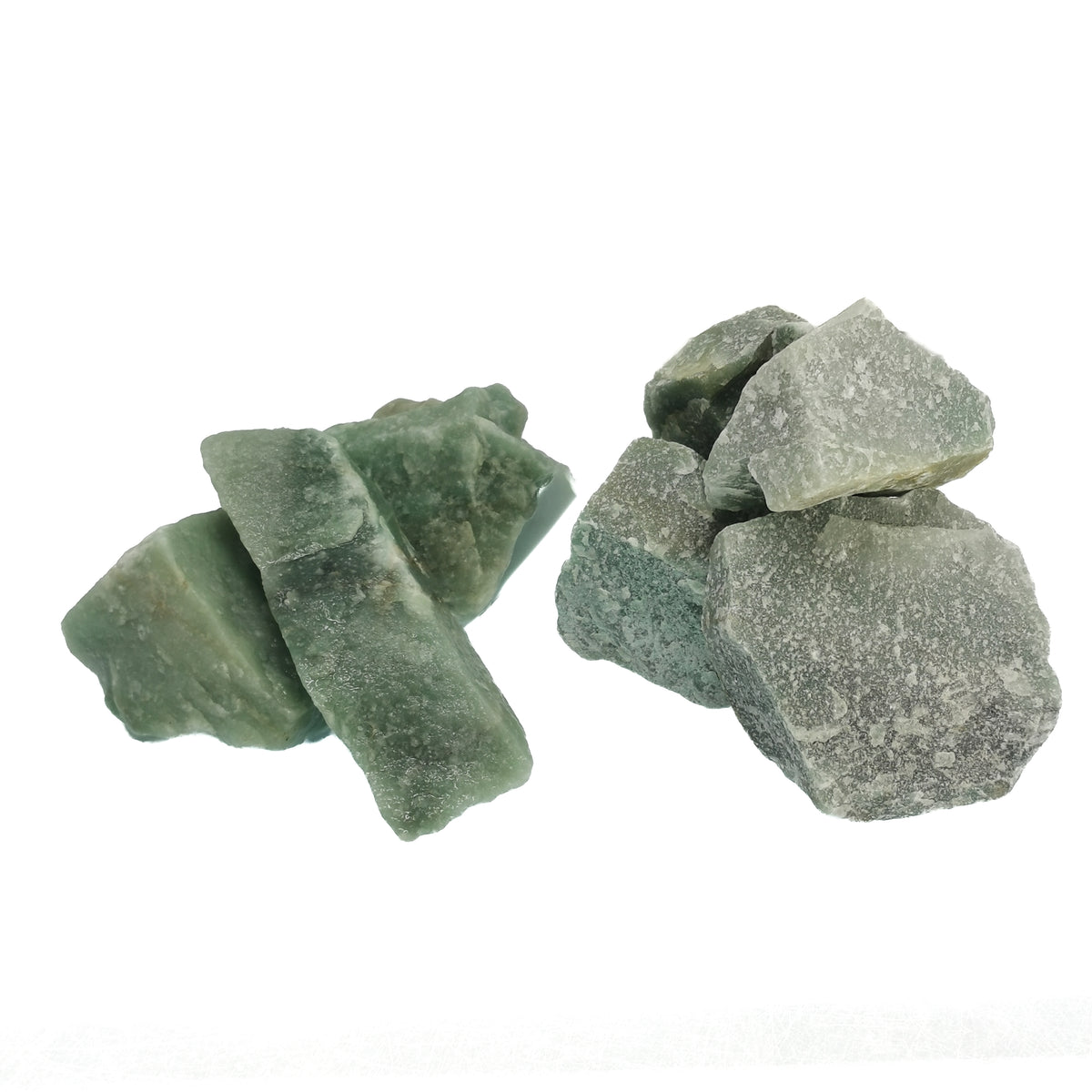 Aventurine rough from Bahia, Brazil, semi precious quartz variety for cabochon cutting
