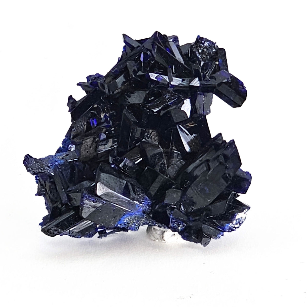 Azurite specimen, a copper carbonate.