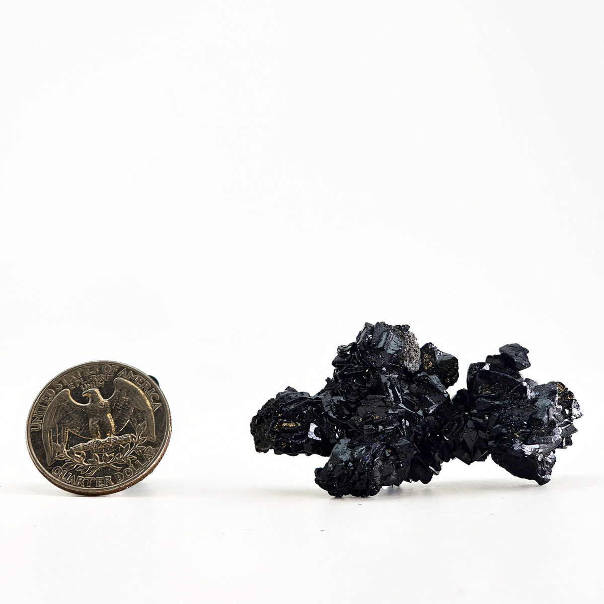 Azurite specimen, a copper carbonate.