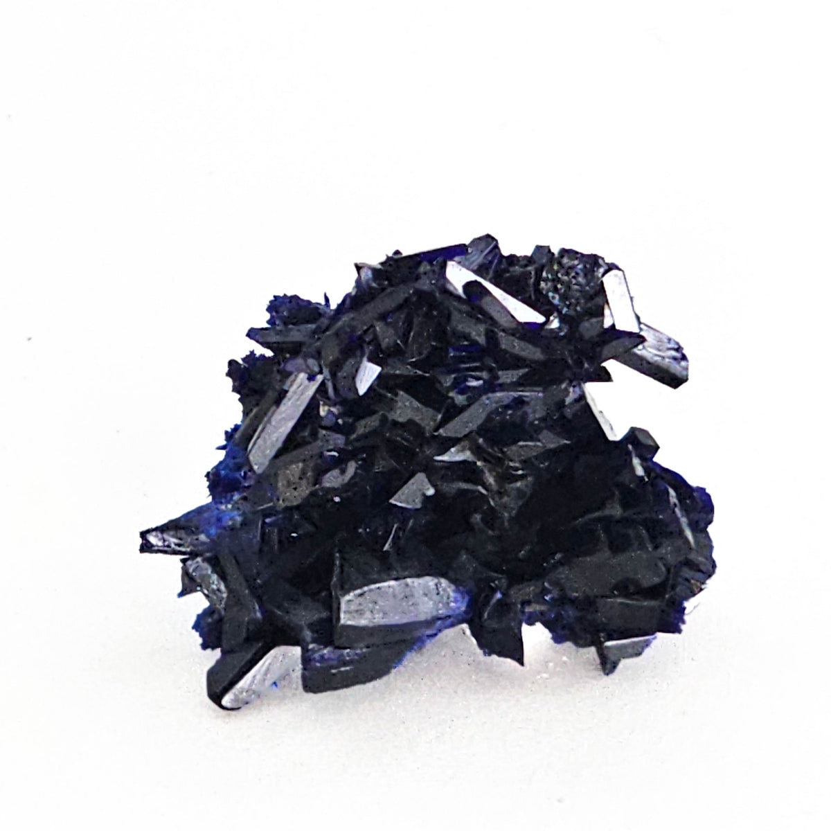 Azurite specimen, a copper carbonate.