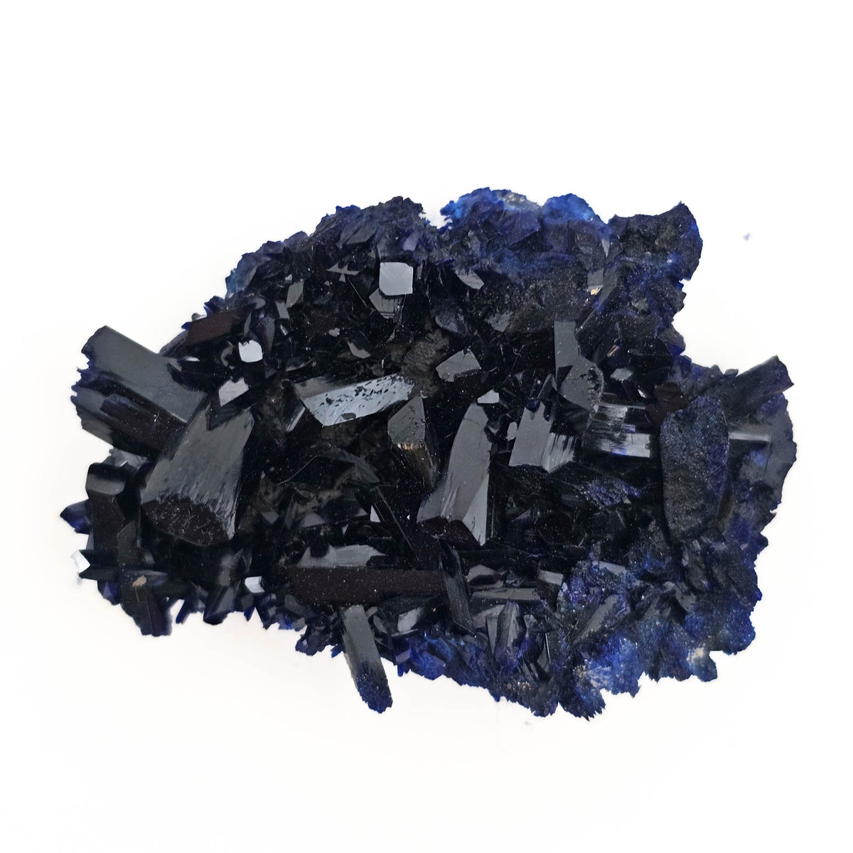 Azurite specimen, a copper carbonate.