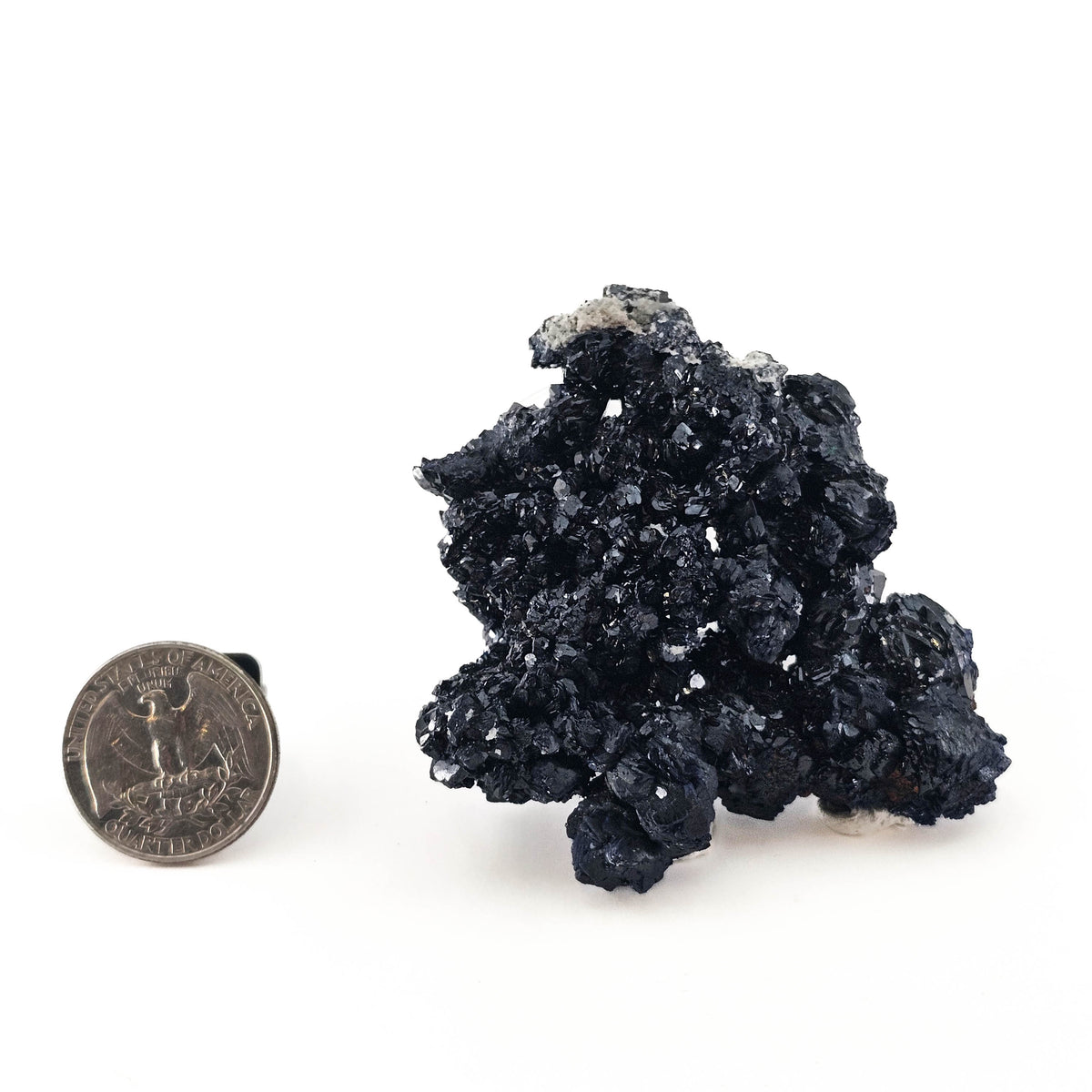 Azurite specimen, a copper carbonate.
