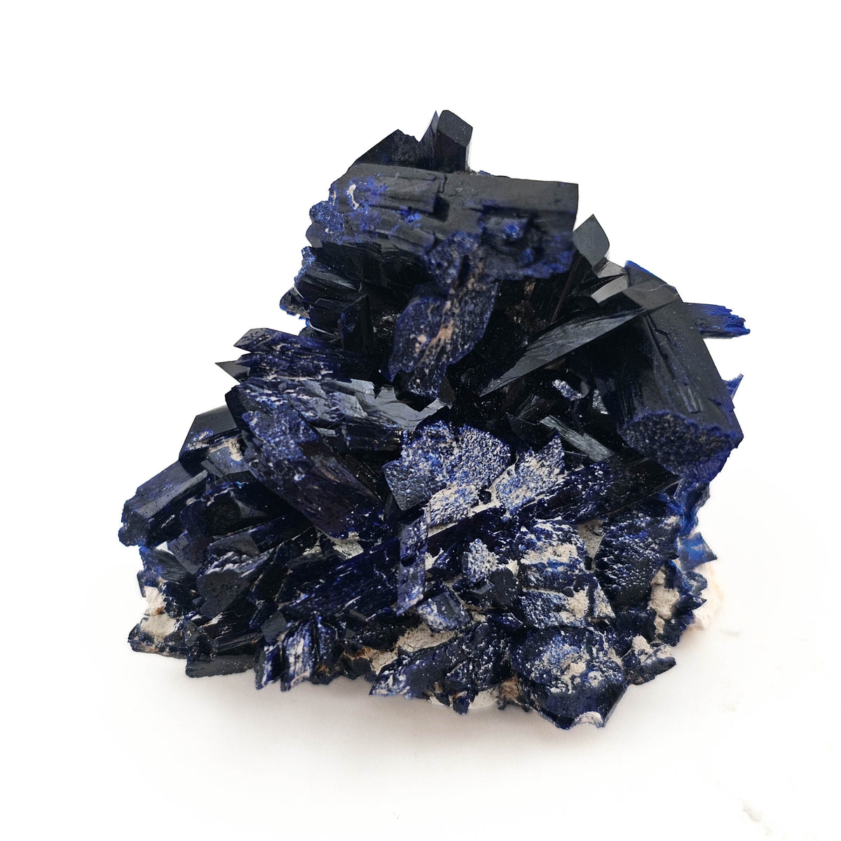 Azurite specimen, a copper carbonate.