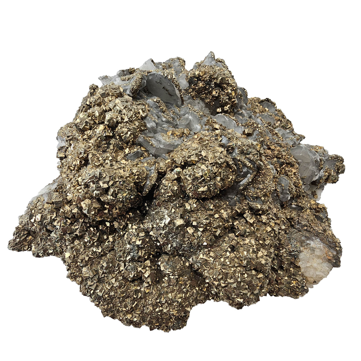 Barite and Pyrite specimen.