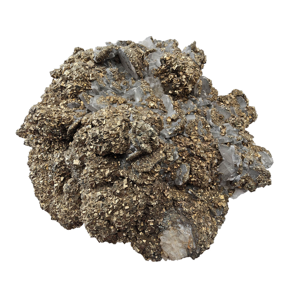 Barite and Pyrite specimen.