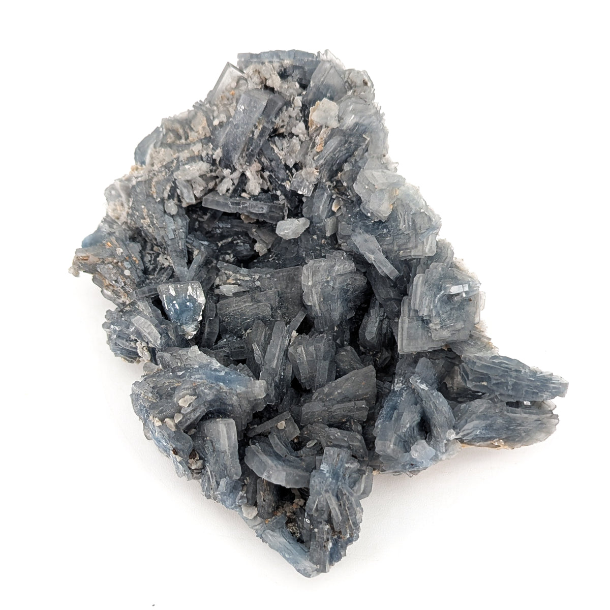Cavnic Blue Barite specimen, barium sulfate, from Cavnic Mine, Cavnic, Maramureș County, Romania.