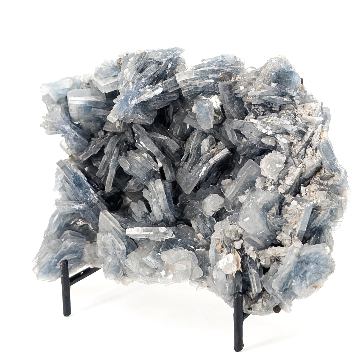 Cavnic Blue Barite specimen, barium sulfate, from Cavnic Mine, Cavnic, Maramureș County, Romania.
