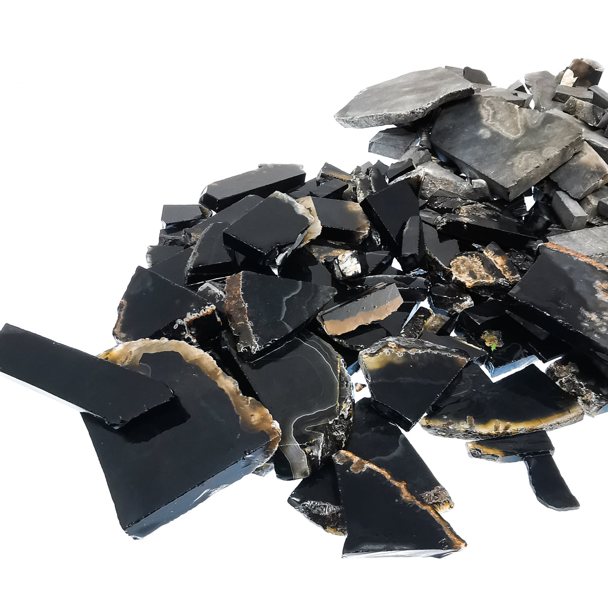 Black Onyx rough from Brazil.