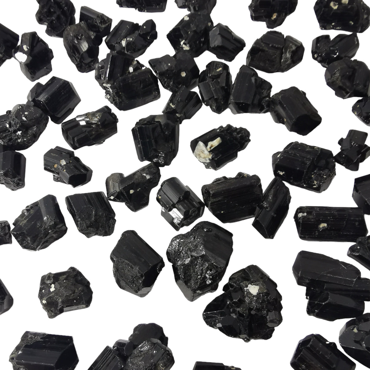 Black Tourmaline specimen, a tourmaline group mineral, from Afghanistan.