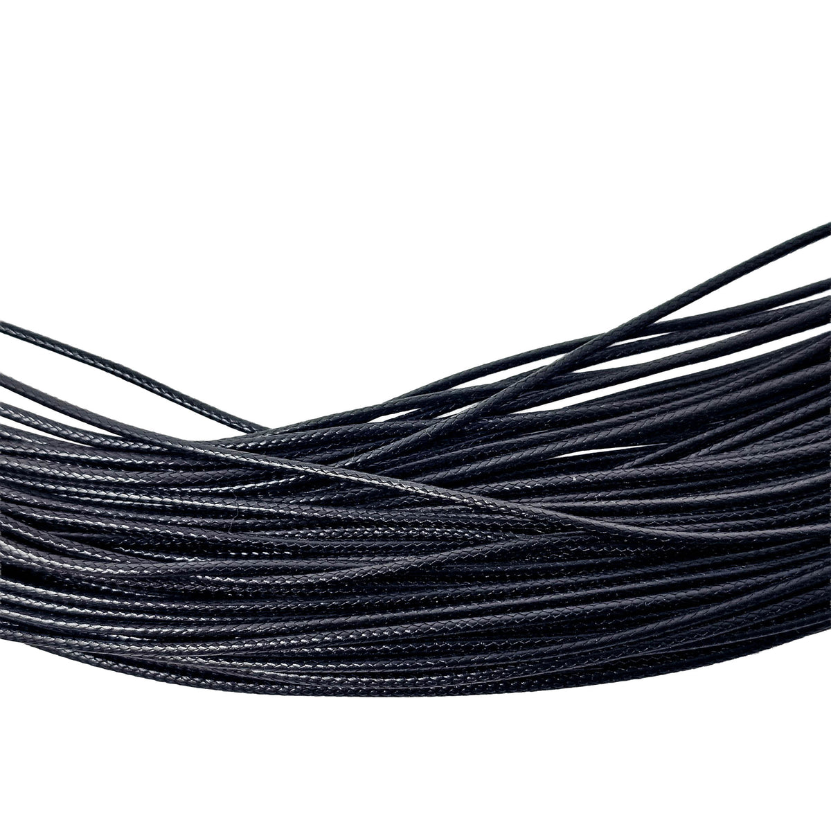 Black cord necklace – pile of cords