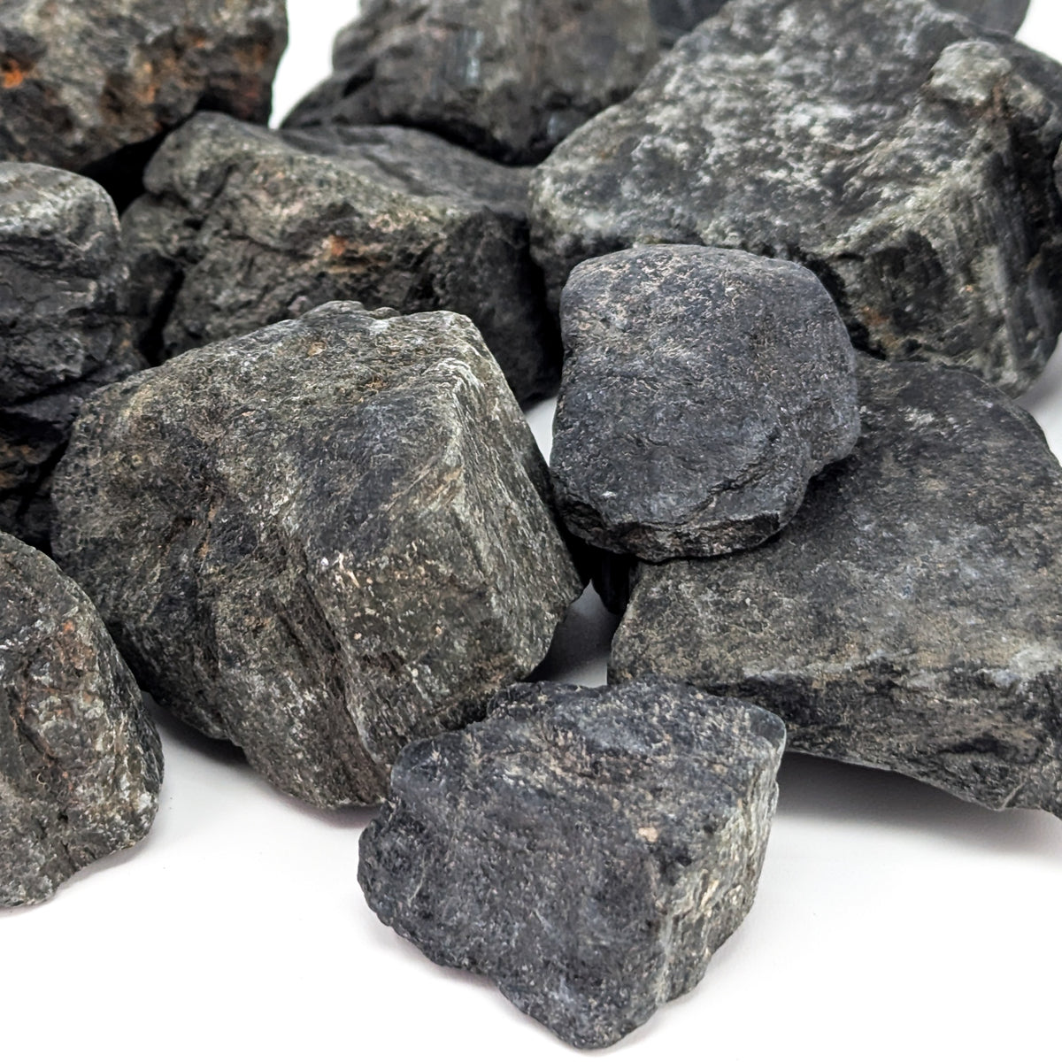 Black tourmaline (schorl) rough from Madagascar, Mohs 7 to 7.5 tourmaline rough