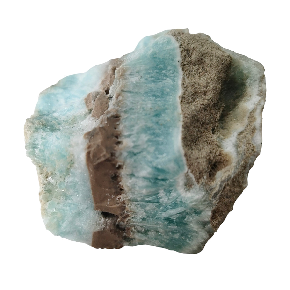 Blue Aragonite specimen.