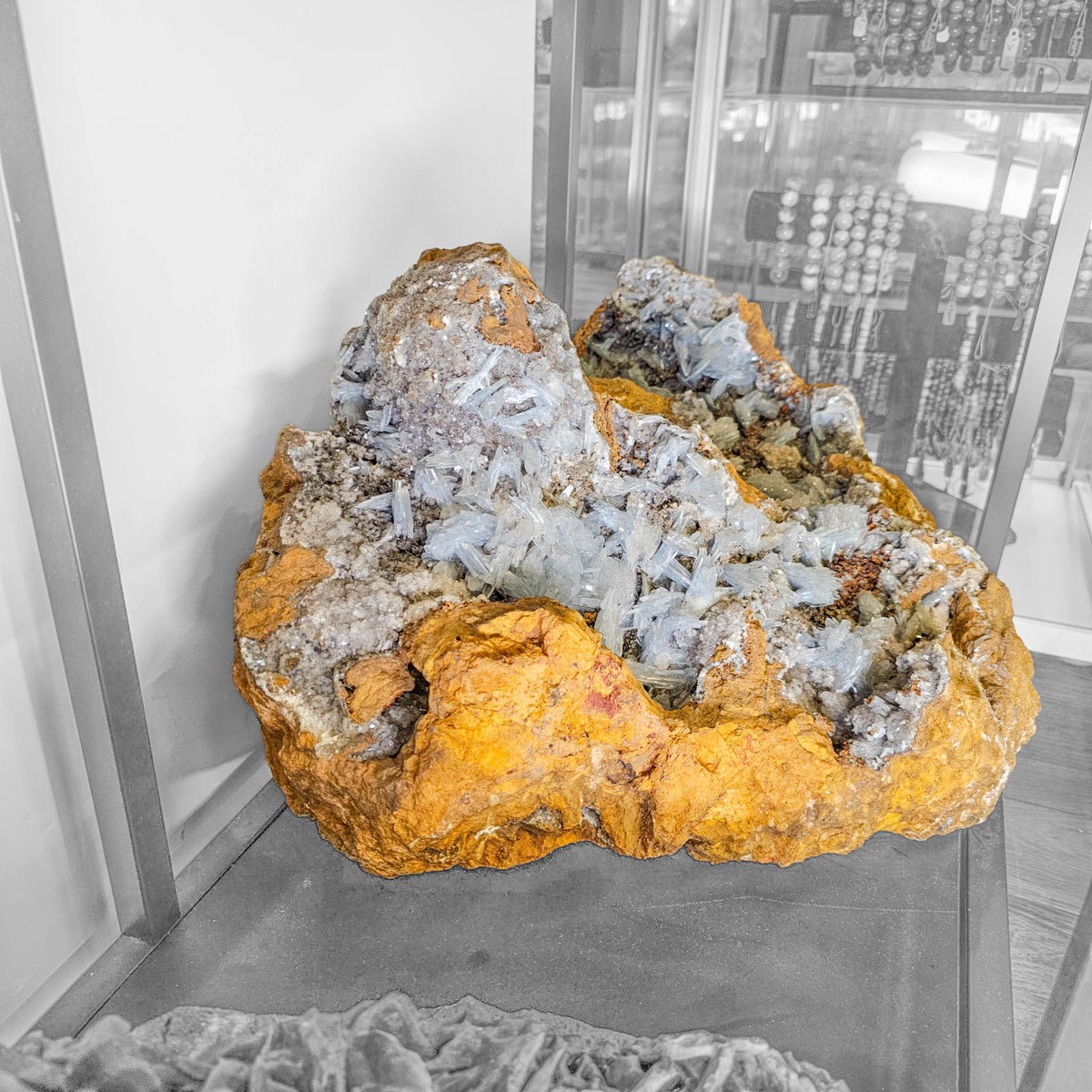 Blue Barite - Statement Specimen from Morocco, view 4 of 9