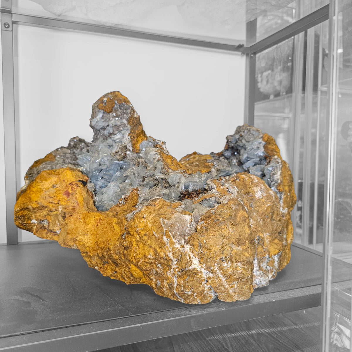 Blue Barite - Statement Specimen from Morocco, view 3 of 9