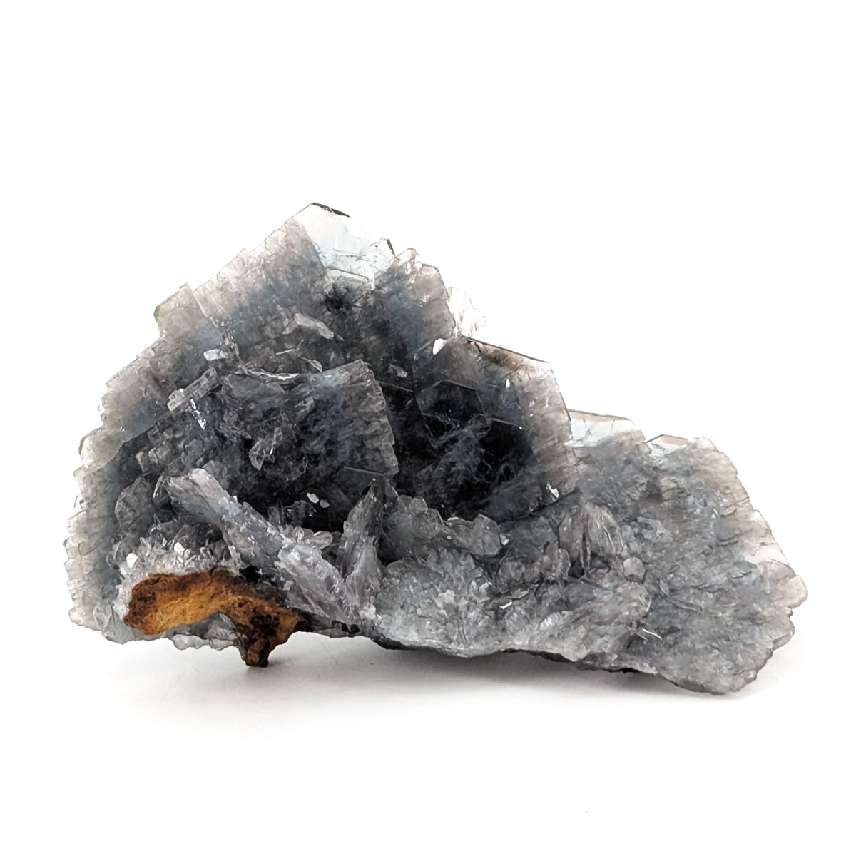 Blue Barite specimen, barium sulfate, from Cavnic Mine, Cavnic, Maramureș County, Romania.