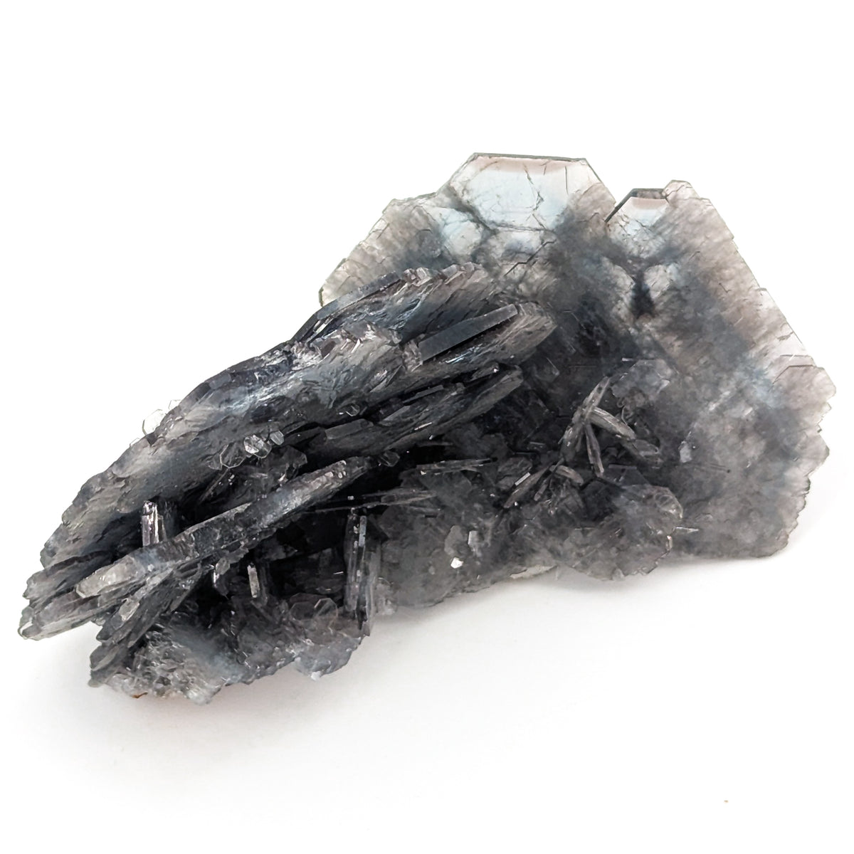 Blue Barite specimen, barium sulfate, from Cavnic Mine, Cavnic, Maramureș County, Romania.