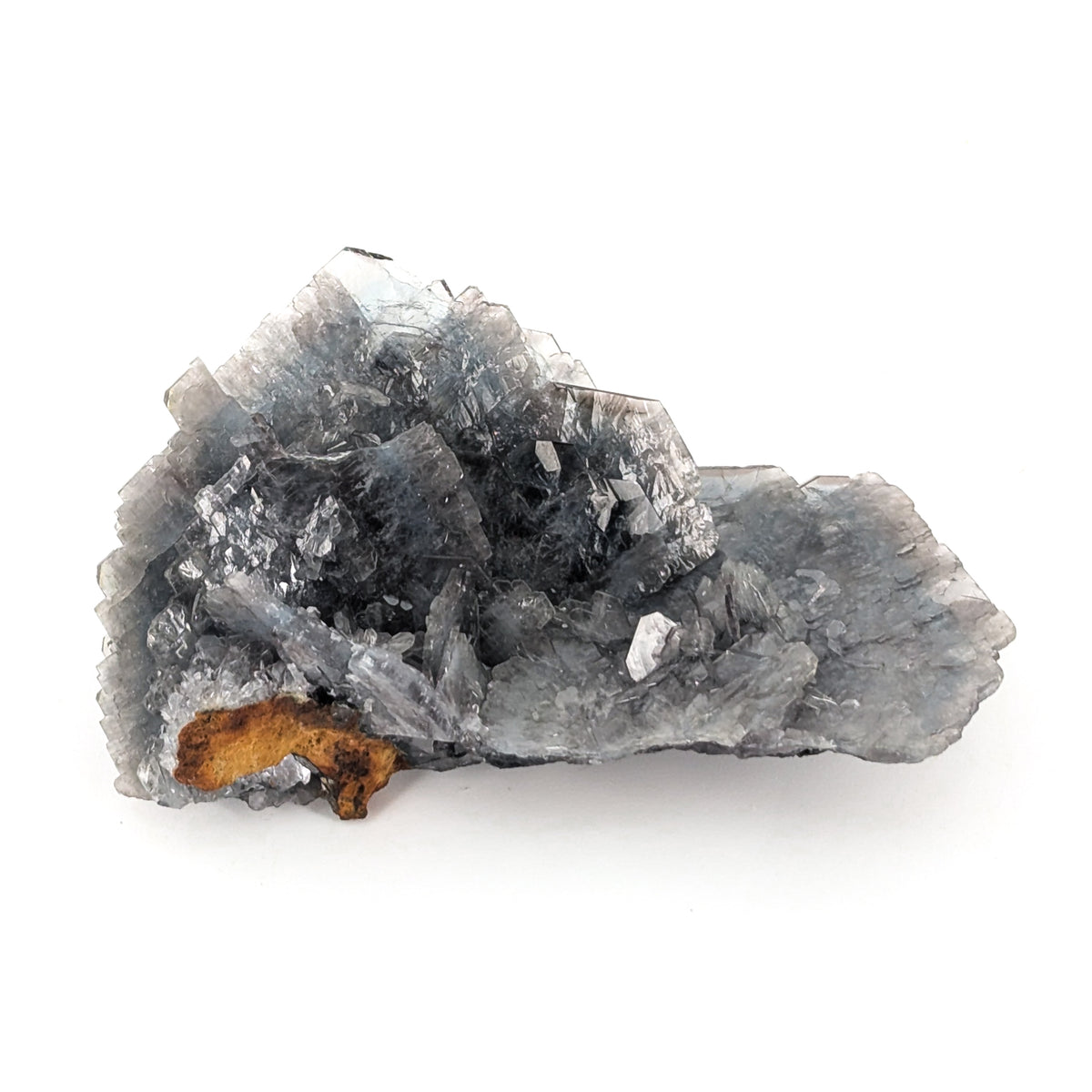 Blue Barite specimen, barium sulfate, from Cavnic Mine, Cavnic, Maramureș County, Romania.