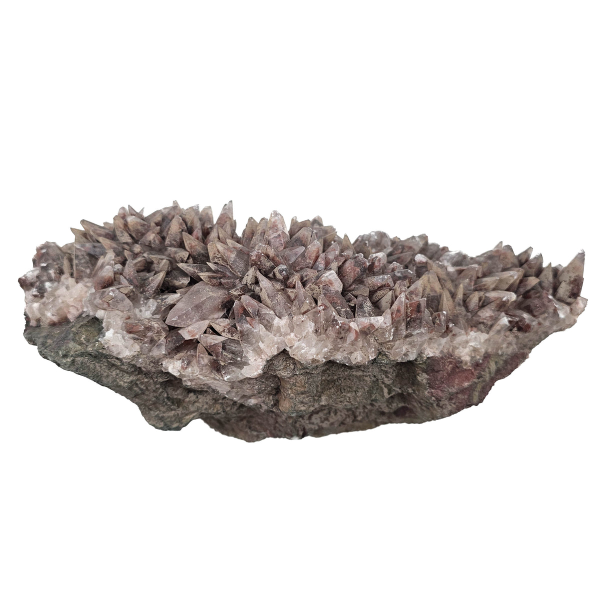 Pyrite on Dog Tooth Calcite specimen from Dundas Quarry, Ontario, Canada.