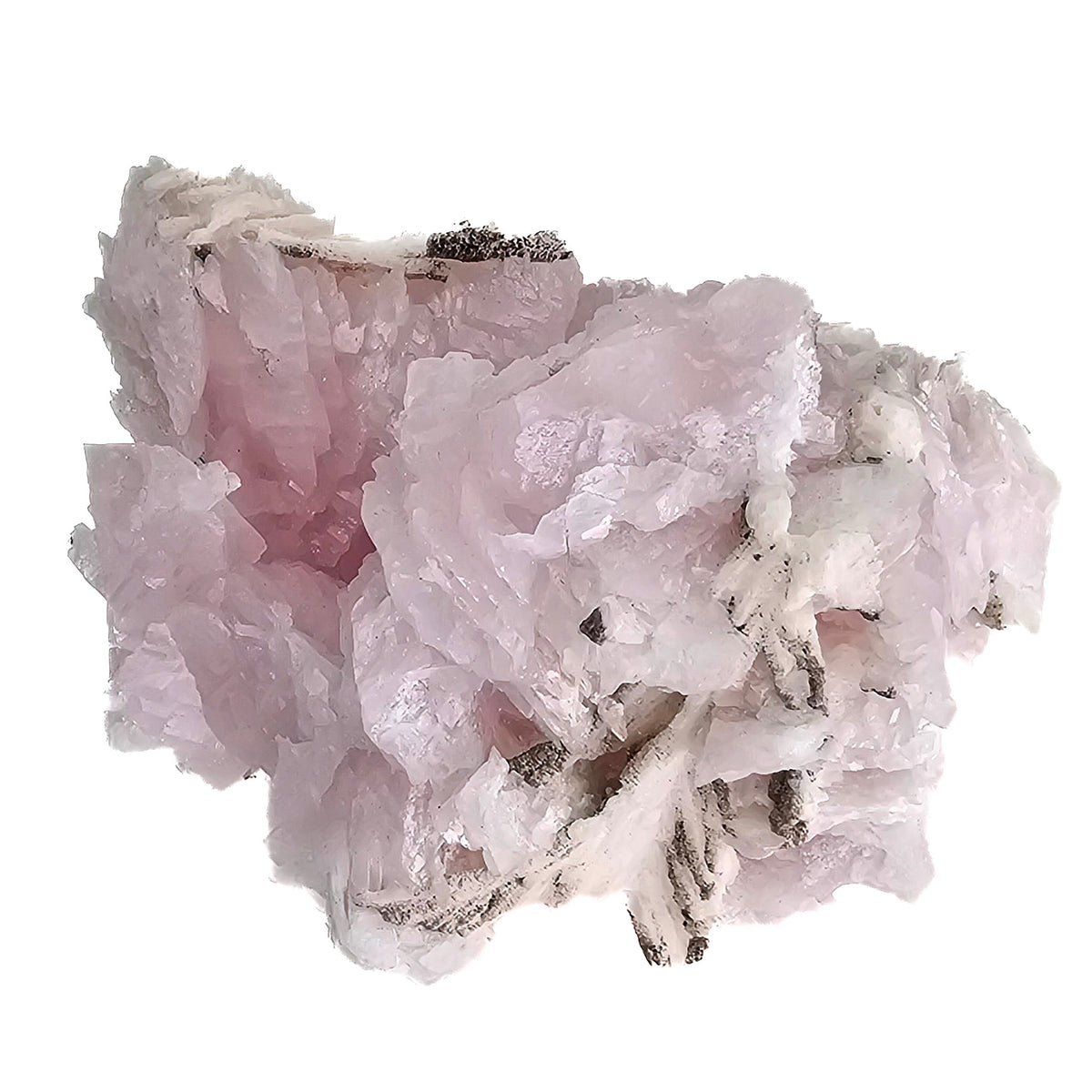 Pink Manganese Calcite mineral specimen, calcium carbonate, from Vtoroy Sovetskii Mine, Dalnegorsk, Primorsky Krai, Russia.