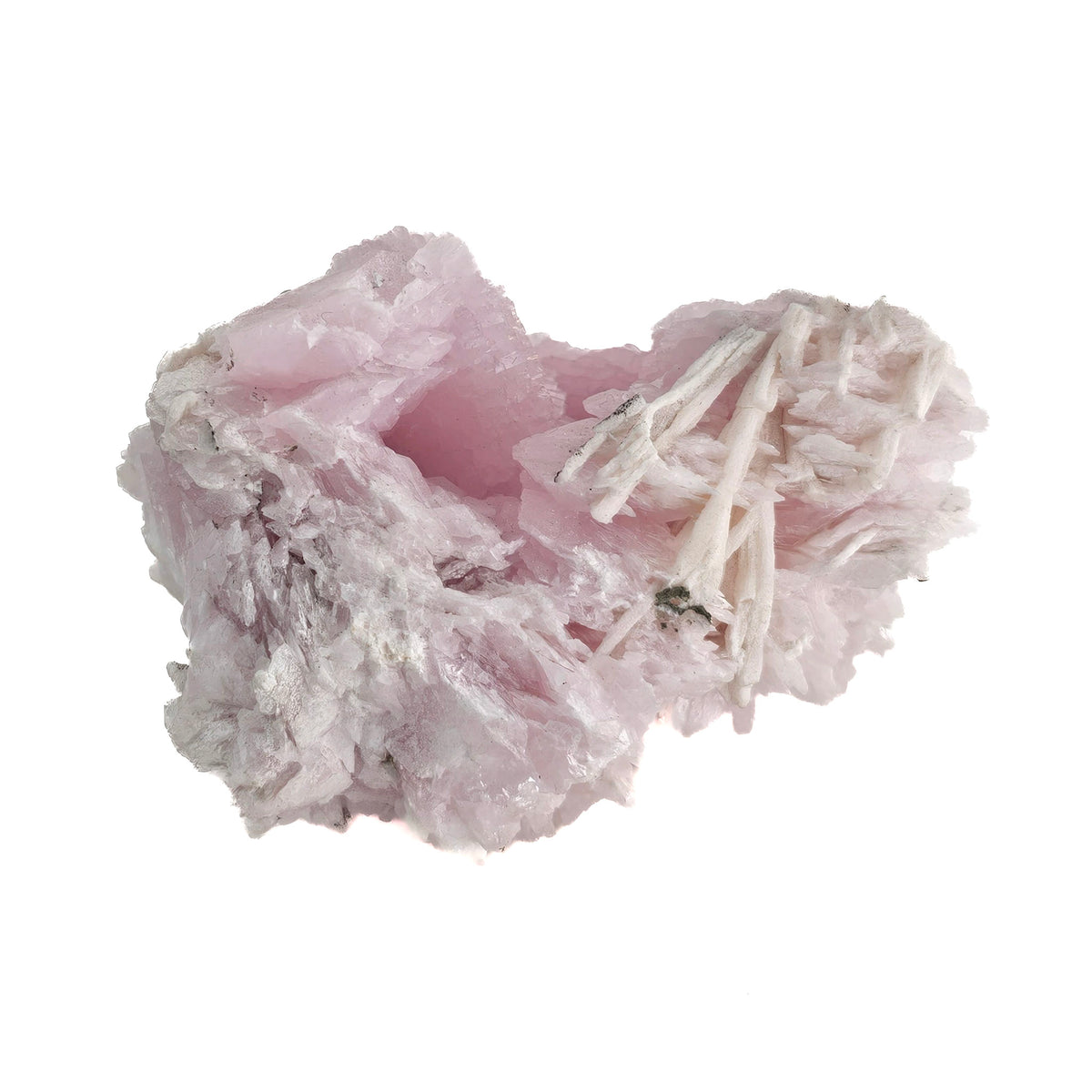 Pink Manganese Calcite mineral specimen, calcium carbonate, from Vtoroy Sovetskii Mine, Dalnegorsk, Primorsky Krai, Russia.