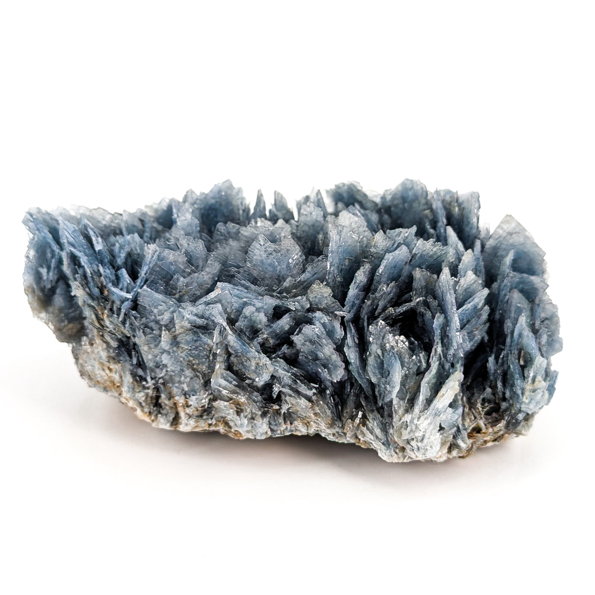 Cavnic Blue Barite specimen, barium sulfate, from Cavnic Mine, Cavnic, Maramureș County, Romania.
