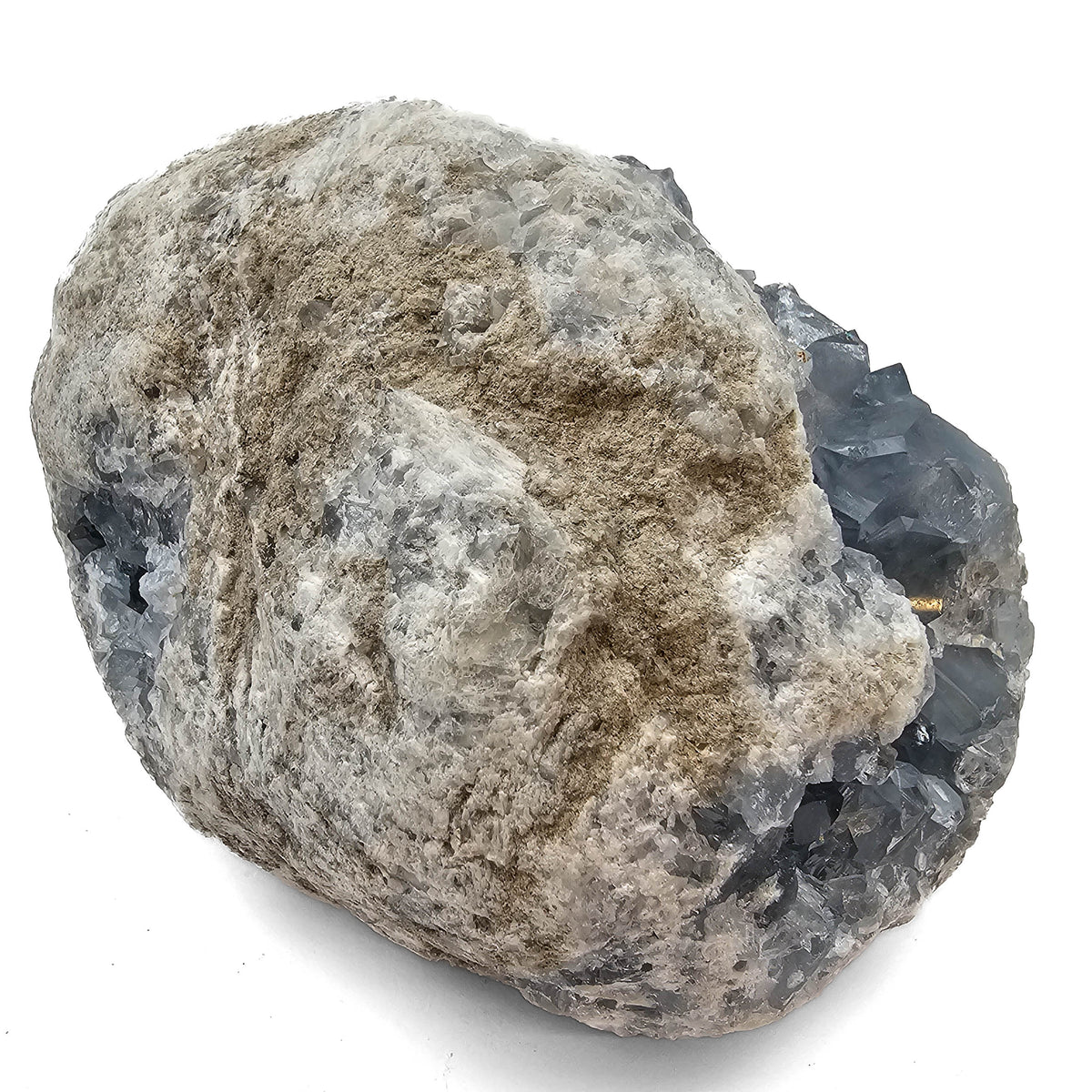 Celestite specimen from Sakoany area, Mahajanga Province, Madagascar.