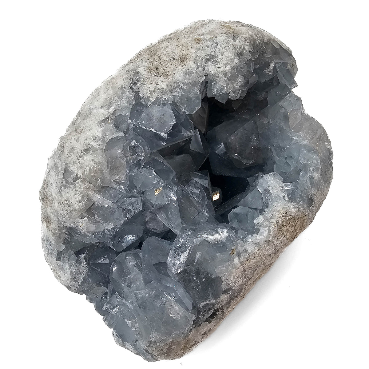 Celestite specimen from Sakoany area, Mahajanga Province, Madagascar.