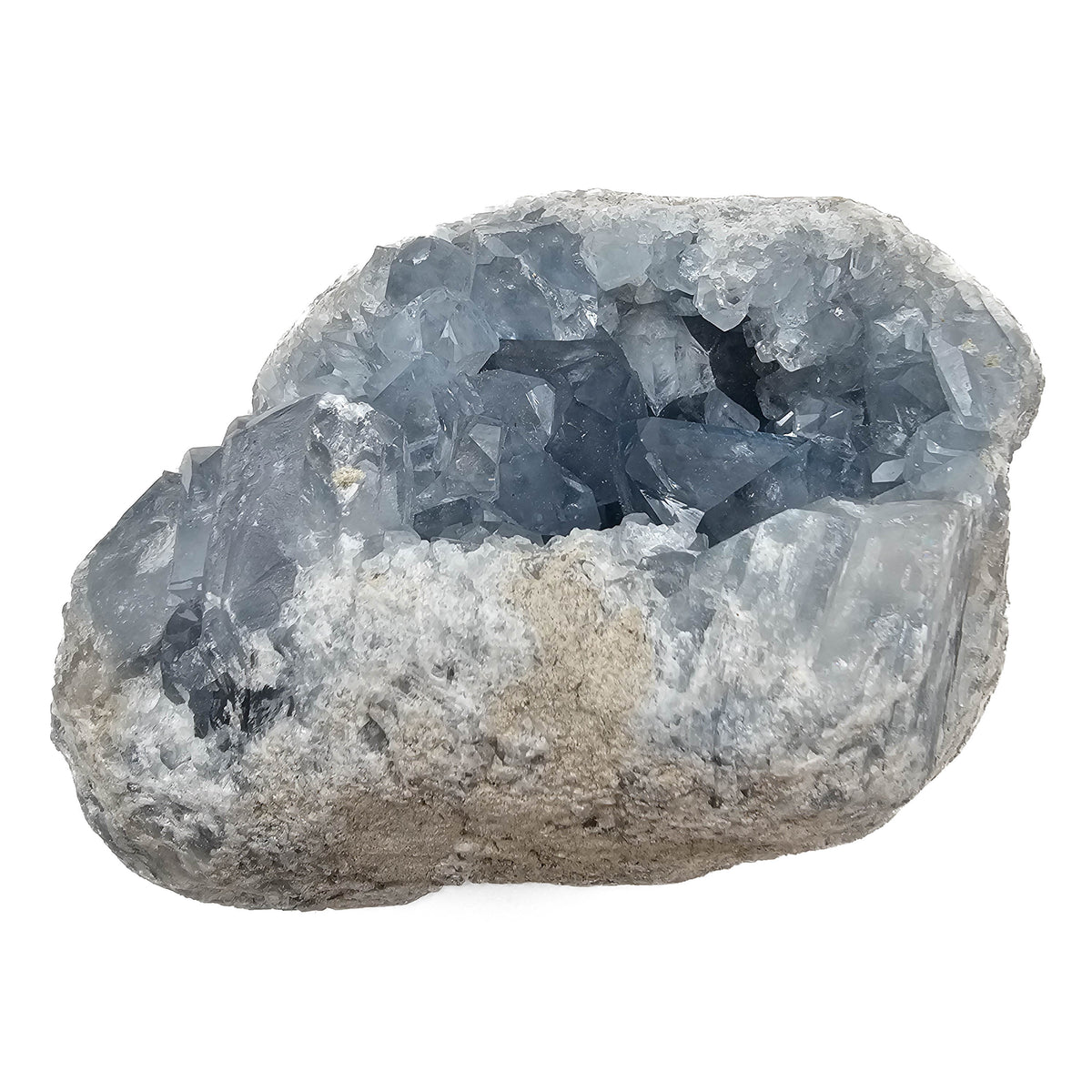 Celestite specimen from Sakoany area, Mahajanga Province, Madagascar.