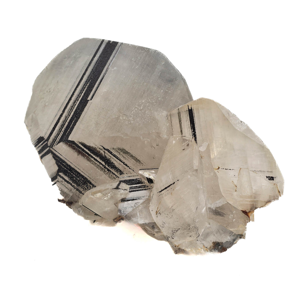 Mercedes Calcite (Chalcopyrite on Calcite) specimen from Daye Mine, Huangshi, Hubei Province, China.