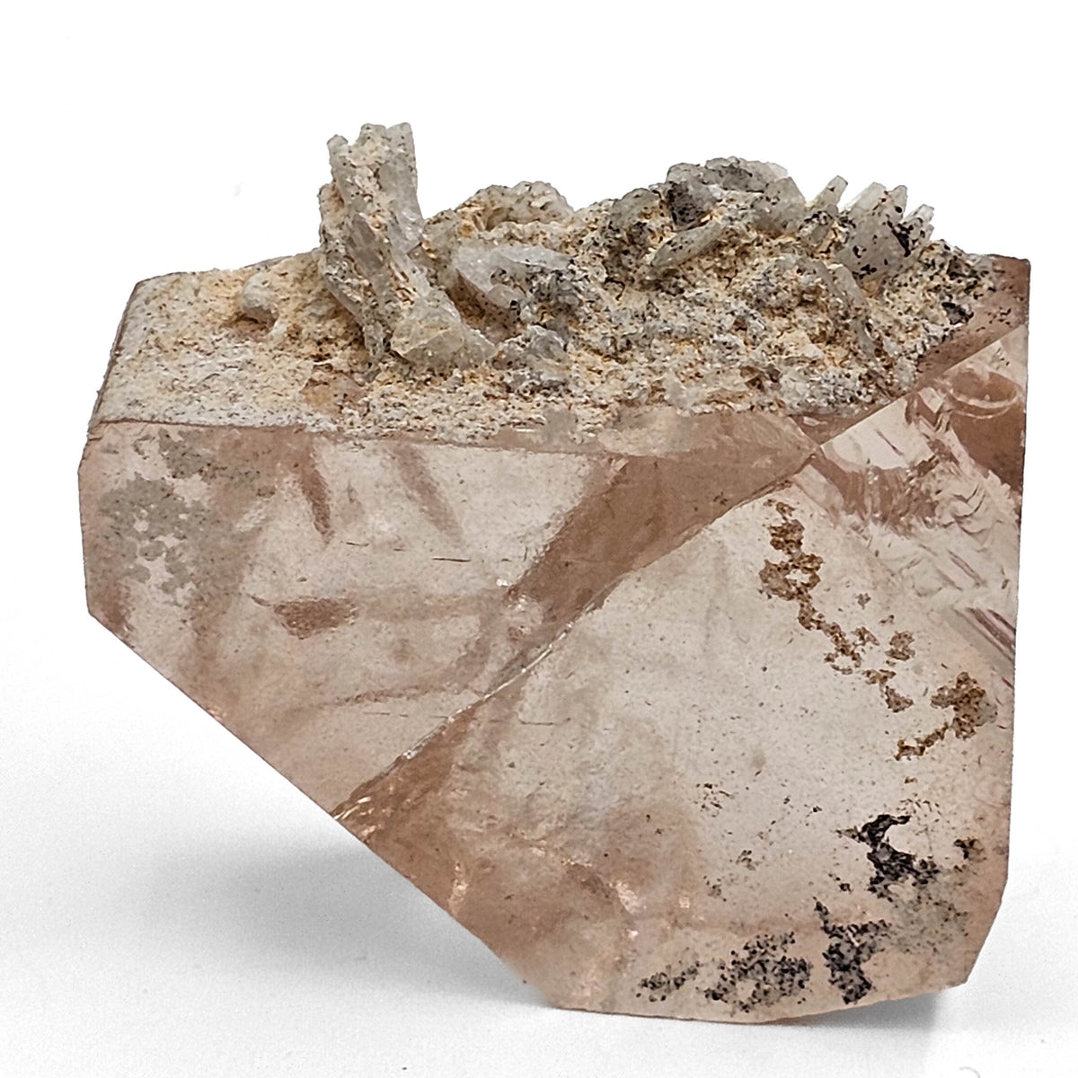 Champagne Topaz specimen from Katlang Topaz Mines, Khyber Pakhtunkhwa, Pakistan.