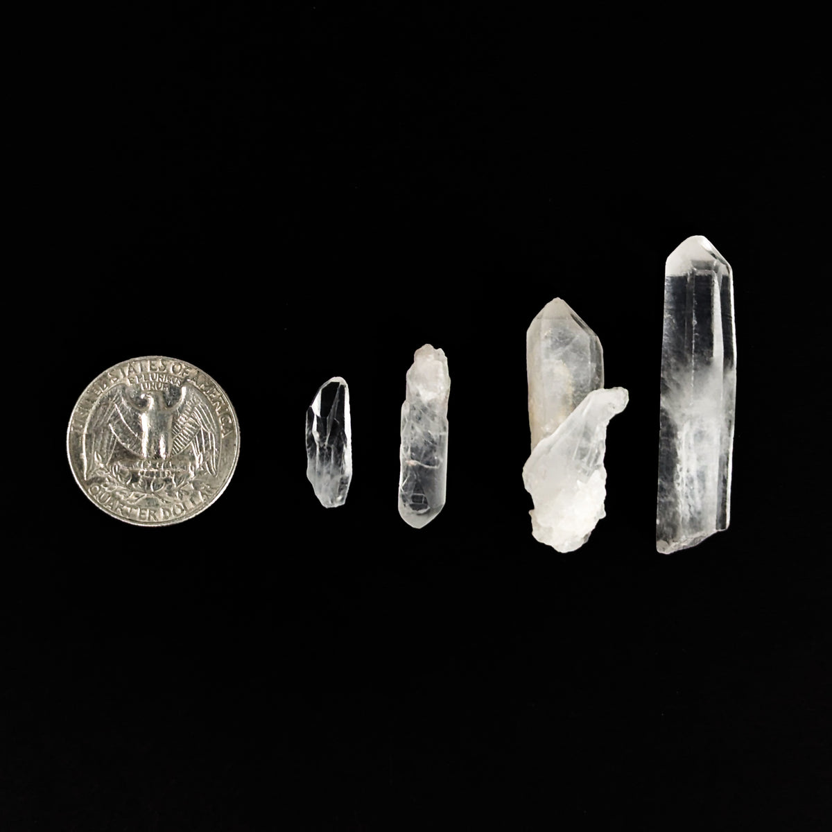 Clear Quartz Points specimen from Madagascar.