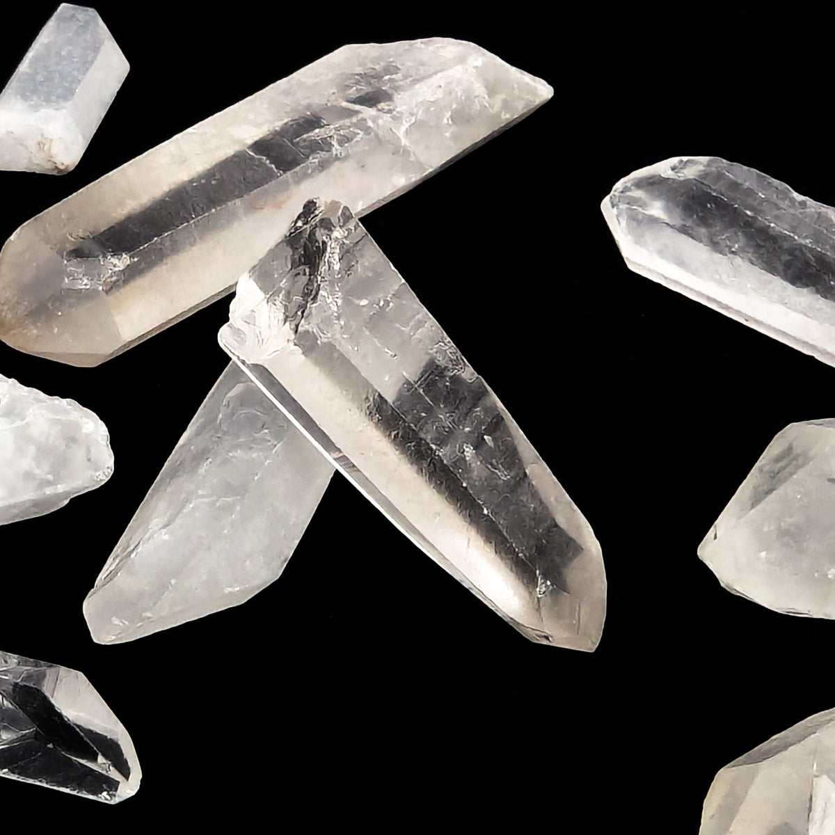 Clear Quartz Points specimen from Madagascar.