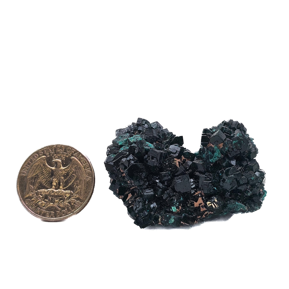 Dioptase specimen.