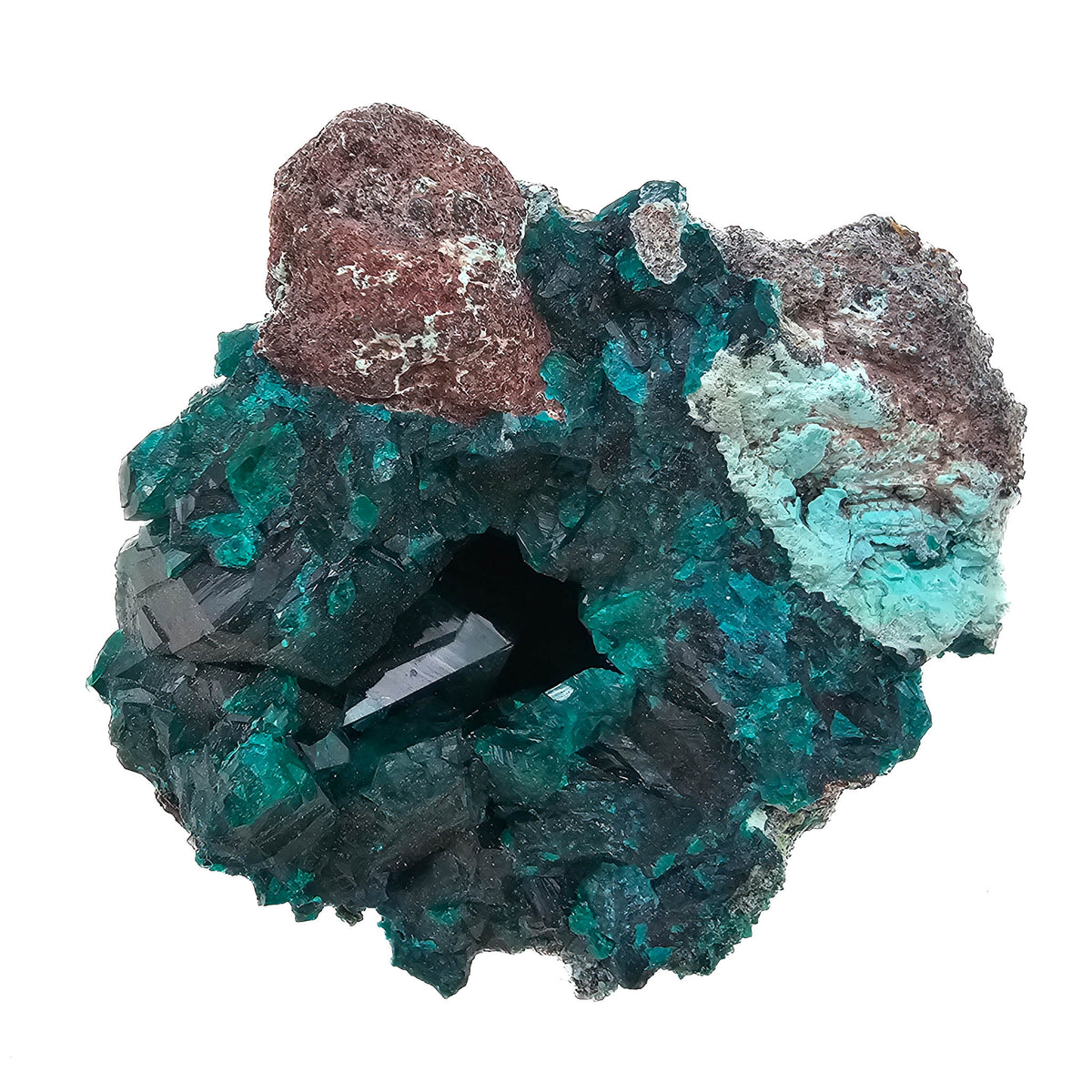 Dioptase specimen.